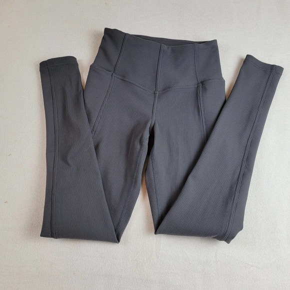 Zella Impulse High Waist leggings with pockets XS Gray - Picture 4 of 8